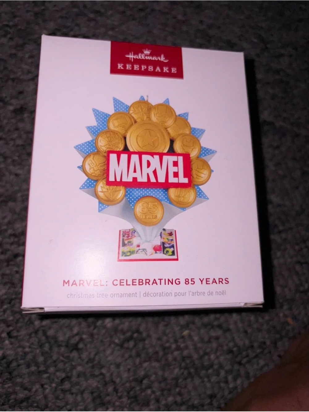 Marvel celebrating 85 years brand new hallmark collectible Christmas ornament